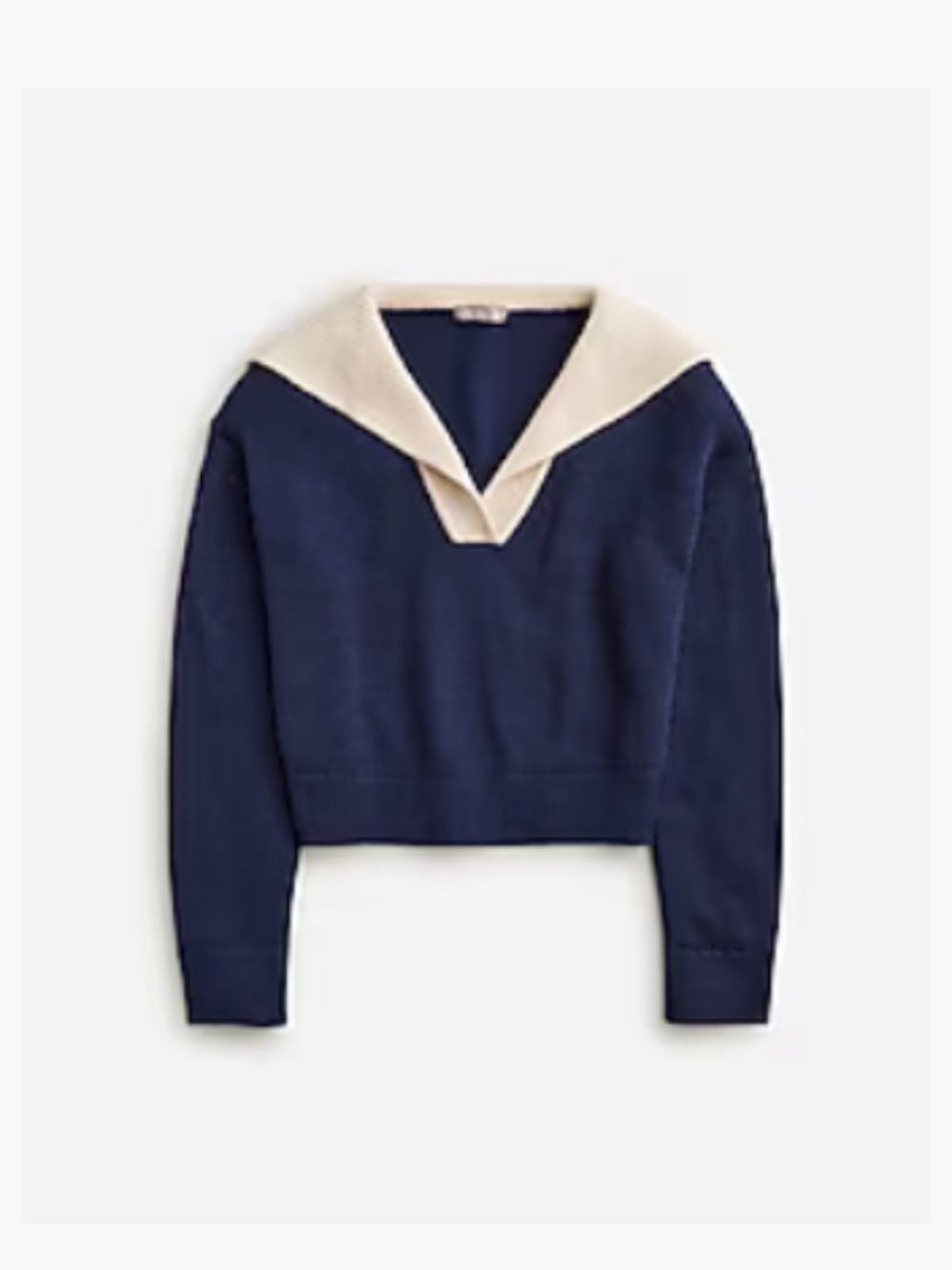 J. Crew Sailor-collar pullover sweater size Medium
